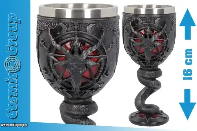 Figurine baphomet goblet